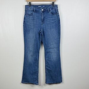 Old Navy Women's Size 10 High Rise Flare Jeans in Classic Blue